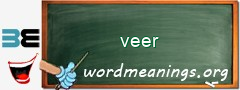 WordMeaning blackboard for veer